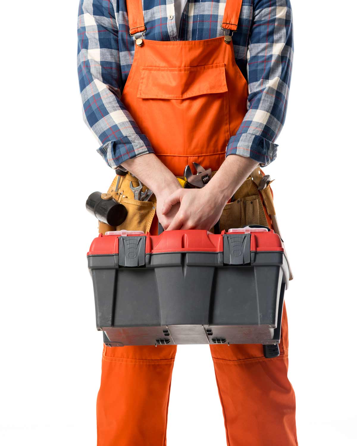 handyman with tool box